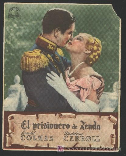 Kino: P-6096- EL PRISIONERO DE ZENDA (The Prisoner of Zenda) (CINE GOYA) Ronald Colman
