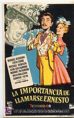 Cine: La importancia de llamarse Ernesto - Foto 1