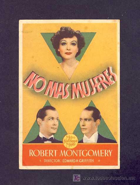 Cine: No mas mujeres (Robert Montgomery) - Foto 1