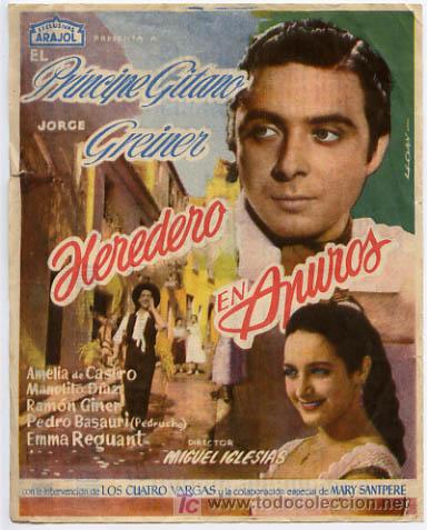 Cine: HEREDERO EN APUROS  , ARAJOL  , SENCILLO  ,   PM8775