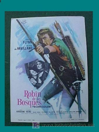 Cine: Robin de los bosques Errol Flyn - Foto 1
