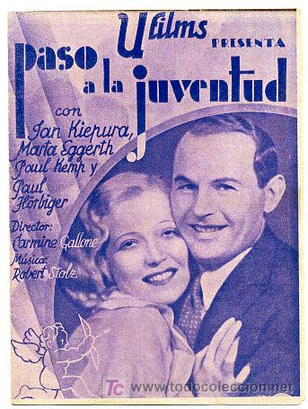 Cine: PASO A LA JUVENTUD    , DOBLE ,  S1183 - Foto 1