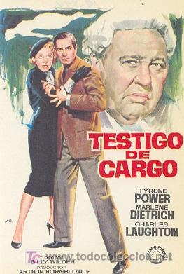 Cine: 19-794. Testigo de Cargo. dibujo JANO