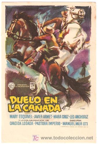 Cine: DUELO EN LA CA&Ntilde;ADA PROGRAMA SENCILLO WARNER CINE ESPA&Ntilde;OL MARA CRUZ MANUEL MUR OTI - Foto 1
