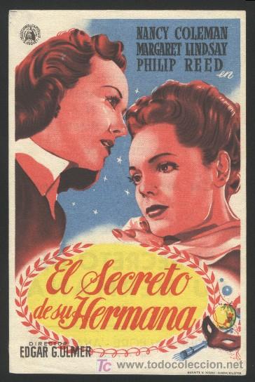 Cine: P-2345- EL SECRETO DE SU HERMANA (Her Sister's Secret) (SOLIG&Oacute;) CINE MUNDIAL - IGUALADA