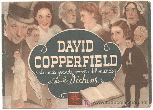 Cine: PTCC 322 DAVID COPPERFIELD PROGRAMA DOBLE MGM W.C. FIELDS BARRYMORE MAUREEN OSULLIVAN BARTHOLOMEW - Foto 1