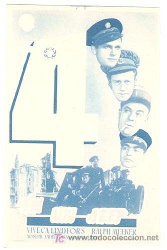 Cine: 4 EN UN JEEP PROGRAMA PROGRAMA SENCILLO FLORALVA VIVECA LINDFORDS RALPH MEEKER C - Foto 1