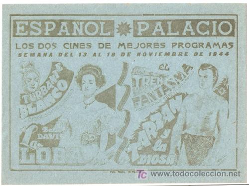 Cine: LA LOBA / TARZAN Y LA DIOSA PROGRAMA LOCAL BETTE DAVIS HERMAN BRIX - Foto 1
