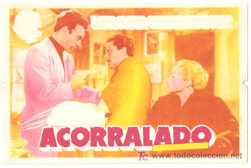 Cine: ACORRALADO PROGRAMA SENCILLO FLORALVA SIMONE SIGNORET DANE CLARK D - Foto 1