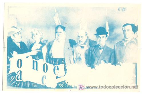 Cine: ROBINSONES ATOMICOS PROGRAMA SENCILLO CHAMARTIN STAN LAUREL OLIVER HARDY A - Foto 1