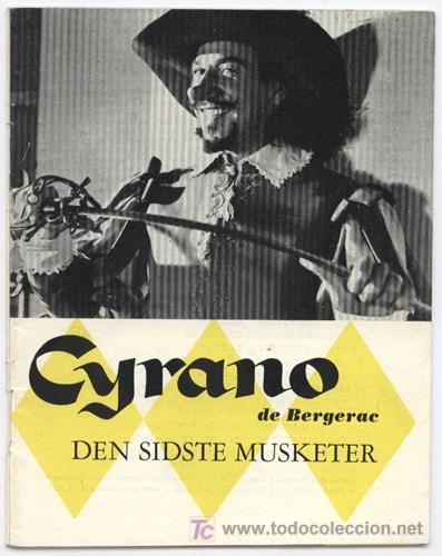 Cine: CYRANO DE BERGERAC PROGRAMA DOBLE LIBRITO DANES JOSE FERRER MALA POWERS - Foto 1