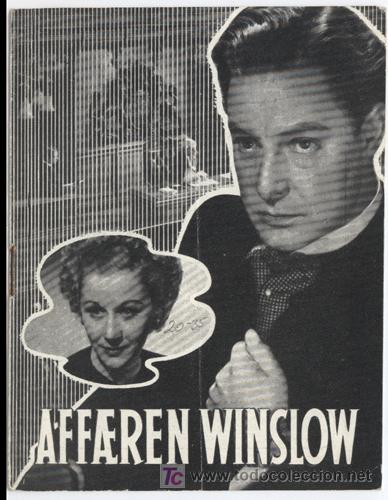Cine: PLEITO DE HONOR PROGRAMA DOBLE LIBRITO DANES ROBERT DONAT MARGARET LEIGHTON - Foto 1