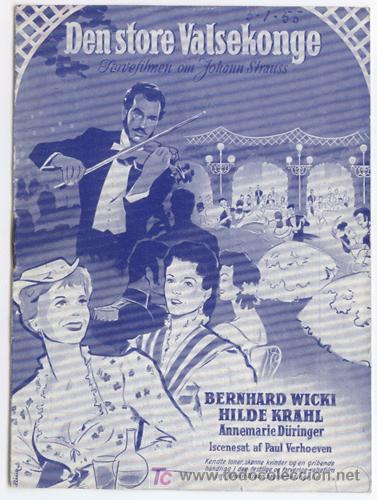 Cine: THE ETERNAL WALTZ PROGRAMA DOBLE LIBRITO DANES BERNHARD WICKI - Foto 1