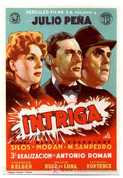 Cine: INTRIGA por Manolo Mor&aacute;n. - Foto 1