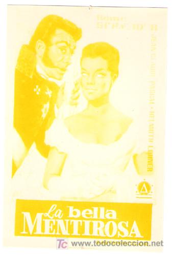 Cine: LA BELLA MENTIROSA PROGRAMA SENCILLO DELTA ROMY SCHNEIDER JEAN-CLAUDE PASCAL B - Foto 1