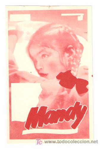 Cine: MANDY PROGRAMA SENCILLO CHAMARTIN PHYLLIS CALVERT JACK HAWKINS A - Foto 1