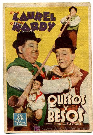 Foglietti di film di film antichi di cinema: QUESOS Y BESOS , SENCILLO , TARJETA ,S1264bb