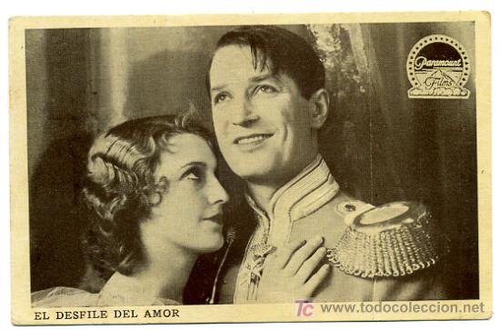 Cine: EL DESFILE DEL AMOR , PARAMOUNT ,TARJETA , S1288 - Foto 1