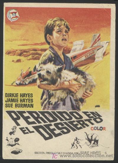 Cine: Q-03583- PERDIDO EN EL DESIERTO (DIRKIE) (Wynand Uys - Jamie Uys - Lady Frolic of Belvedale)