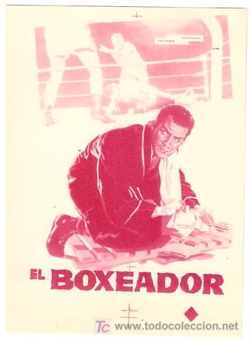 Cine: EL BOXEADOR PROGRAMA SENCILLO JOAQUIN CORDERO BOXEO C - Foto 1