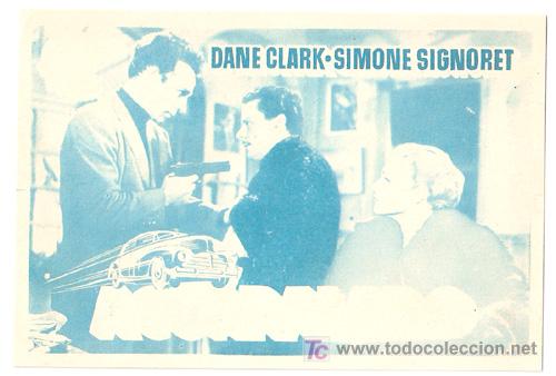 Cine: ACORRALADO PROGRAMA SENCILLO FLORALVA SIMONE SIGNORET DANE CLARK C - Foto 1