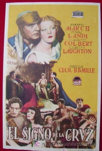 Cine: El signo de la cruz - Programa de cine - Foto 1