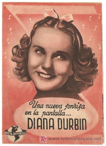Cine: PTCC 439 MENTIROSILLA PROGRAMA DOBLE UNIVERSAL DIANA DURBIN HERBERT MARSHALL - Foto 1