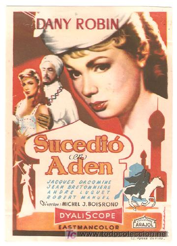 Cine: PTCC 425 SUCEDIO EN ADEN PROGRAMA SENCILLO ARAJOL DANY ROBIN - Foto 1