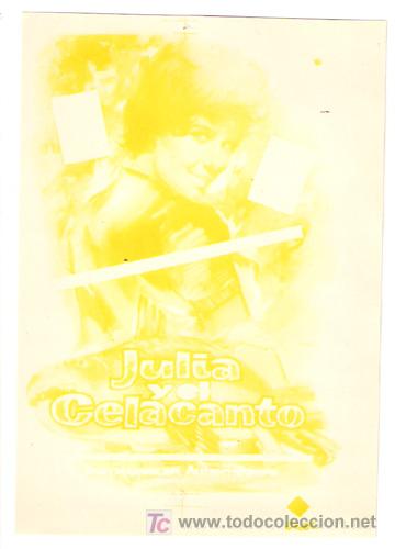 Cine: JULIA Y EL CELACANTO PROGRAMA SENCILLO ROSA CINE ESPA&Ntilde;OL CONCHA VELASCO B - Foto 1