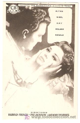 Cine: CADA VIDA ES UN MUNDO PROGRAMA SENCILLO CB GLYNIS JOHNS NIGEL PATRICK CIRCO B - Foto 1