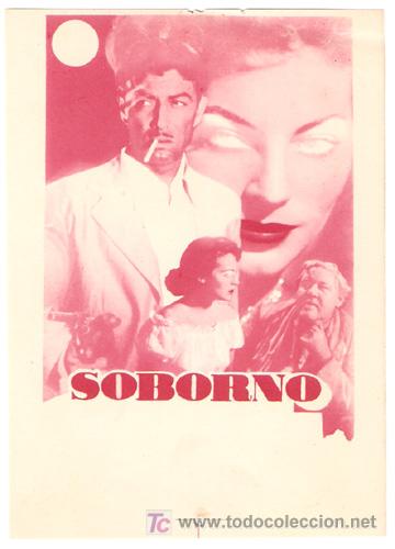 Cine: SOBORNO PROGRAMA SENCILLO MGM ROBERT TAYLOR AVA GARDNER VINCENT PRICE B - Foto 1