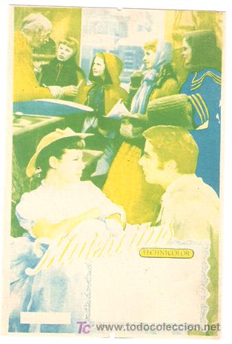 Cine: MUJERCITAS PROGRAMA SENCILLO MGM ELIZABETH TAYLOR JANET LEIGH JUNE ALLYSON B - Foto 1