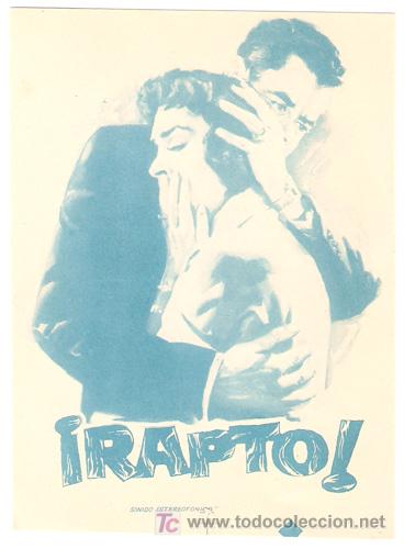 Cine: RAPTO PROGRAMA SENCILLO IRIS GLENN FORD DONNA REED B - Foto 1