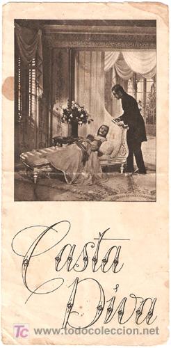 Cine: PTCC 503 CASTA DIVA PROGRAMA DOBLE U FILMS MARTHA EGGERTH PHILLIPIS HOLMES - Foto 1