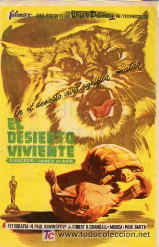 Foglietti di film di film antichi di cinema: El desierto viviente