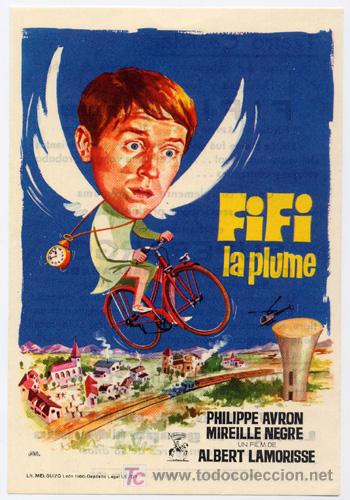 Cine: FIFI LA PLUME PROGRAMA SENCILLO CHAMARTIN ALBERT LAMORISSE BICICLETA - Foto 1