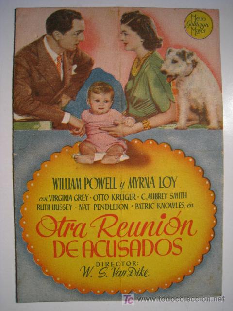 Programa cine doble OTRA REUNION DE ACUSADOS - A&ntilde;o 1944