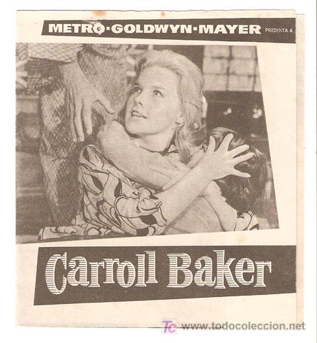 Cine: PUENTE AL SOL PROGRAMA DOBLE MGM CARROLL BAKER JAMES SHIGETA - Foto 1