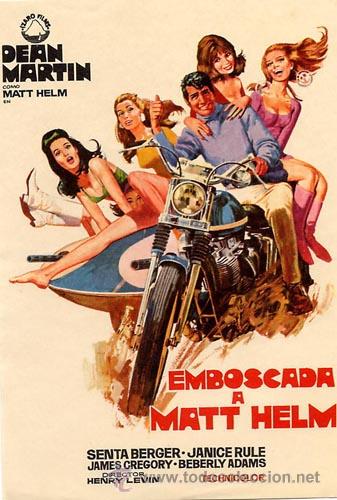Cine: EMBOSCADA A MATT HELM PROGRAMA SENCILLO IZARO DEAN MARTIN SENTA BERGER - Foto 1