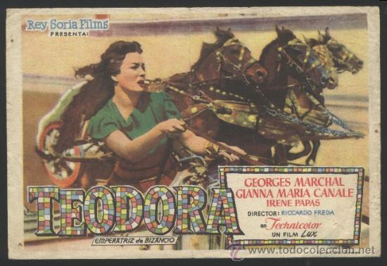 Cinema: Q-05611- TEODORA, EMPERATRIZ DE BIZANCIO (CINE EDESA - PONFERRADA) Georges Marchal