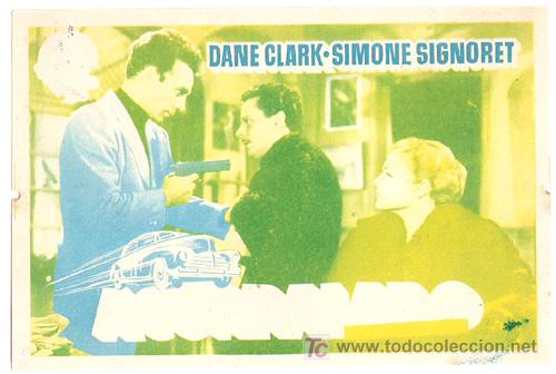 Cine: ACORRALADO PROGRAMA SENCILLO FLORALVA SIMONE SIGNORET DANE CLARK A - Foto 1