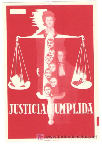 Cine: JUSTICIA CUMPLIDA PROGRAMA SENCILLO CHAMARTIN MICHEL AUCLAIR A - Foto 1