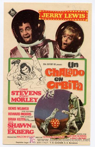 Cine: PTCC 318 UN CHALADO EN ORBITA PROGRAMA SENCILLO FOX JERRY LEWIS - Foto 1