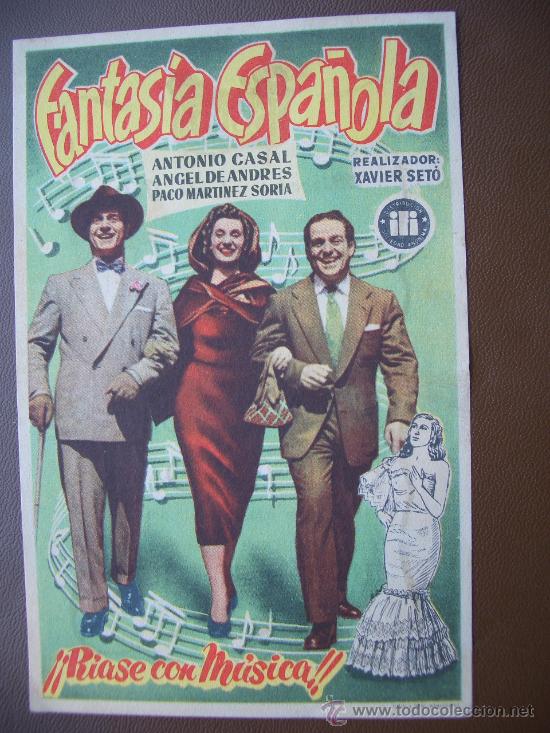 Cine: FANTASIA ESPA&Ntilde;OLA (DORSO IMPRESO