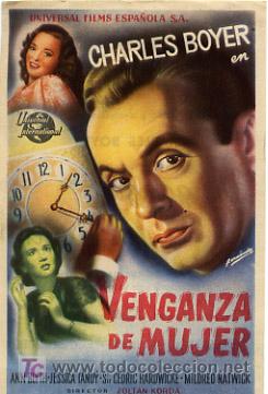 Cine: VENGANZA DE MUJER   , SENCILLO  , PM9031 - Foto 1