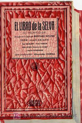 Cine: EL LIBRO DE LA SELVA, TROQUELADO , DOBLE , PM9115 - Foto 1