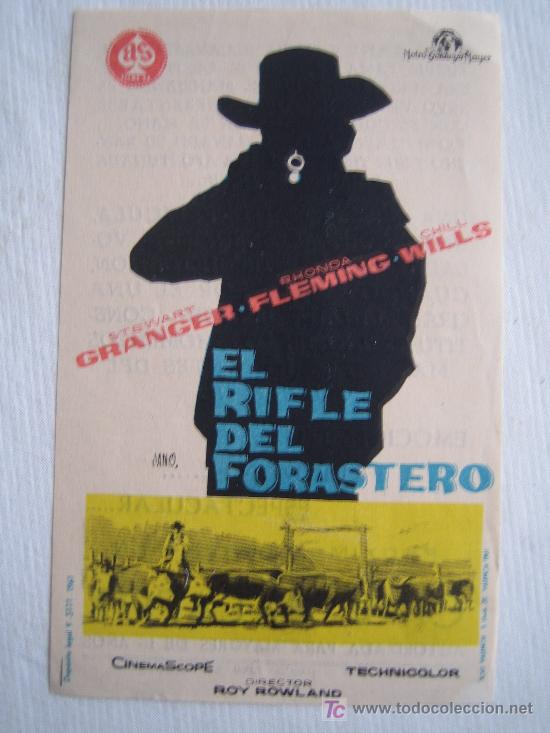 Cine: Folleto de mano - El rifle del forastero - Western - Foto 1