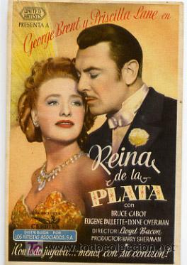 Foglietti di film di film antichi di cinema: REINA DE LA PLATA  , SENCILLO ,  PM9276
