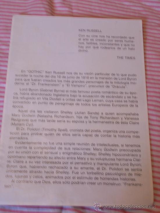 Cine: Parte trasera - Back. - Foto 2