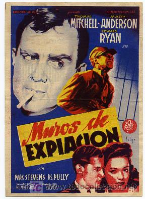 Cine: MUROS DE EXPIACION , SOLIGO    , SENCILLO  , PM9348